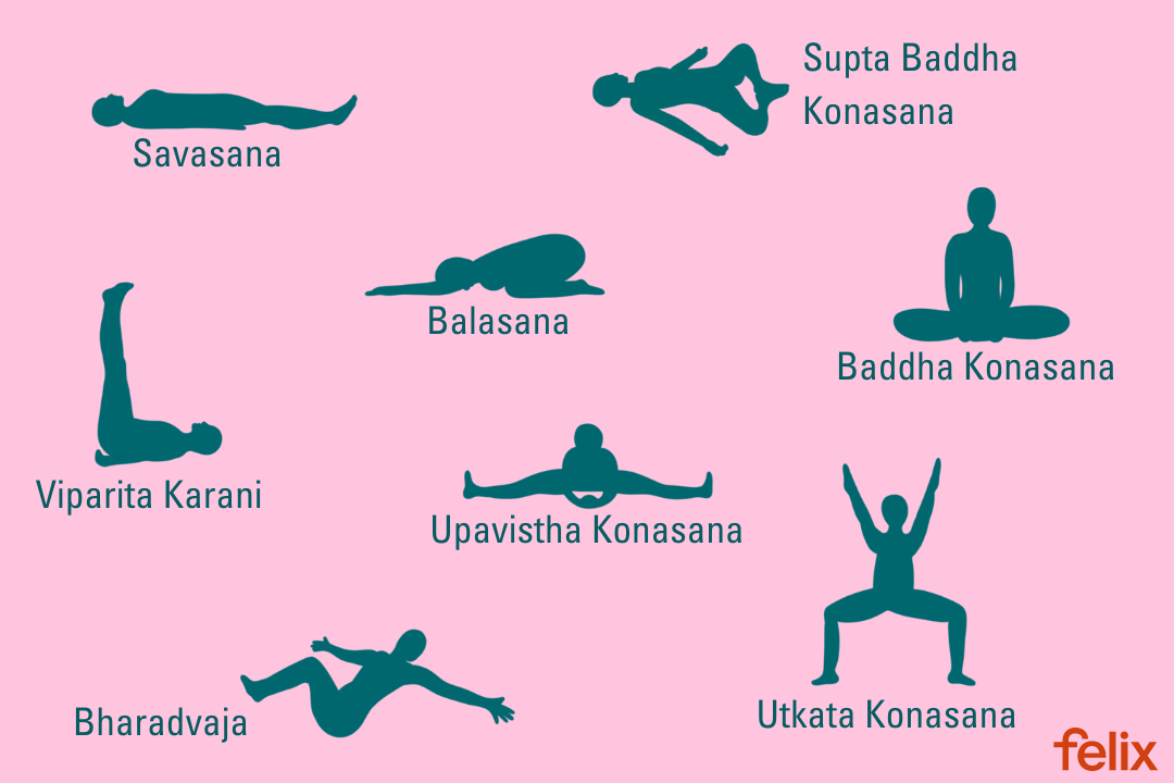 Soothing yoga sequence to ease menstrual discomfort